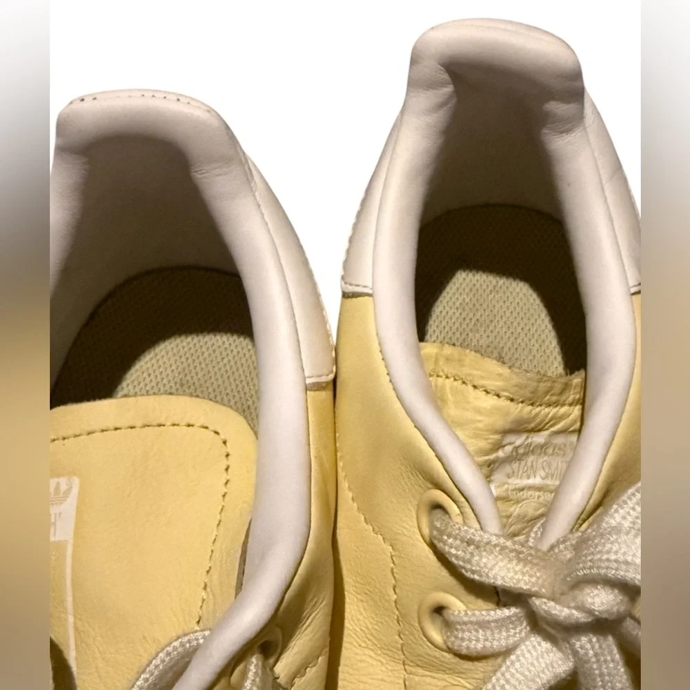 Adidas‎ Stan Smith Originals Men's Shoes Cloud White Easy Yellow sneaker sz 8